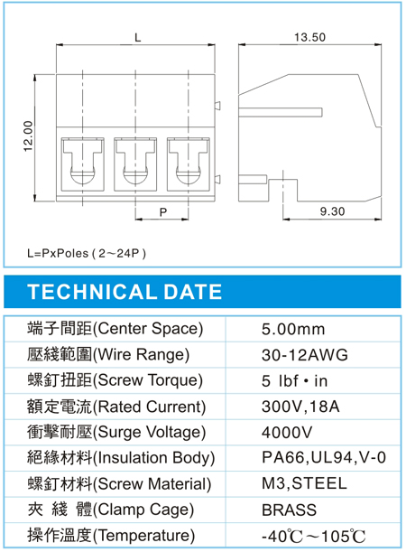 复合式接线端子