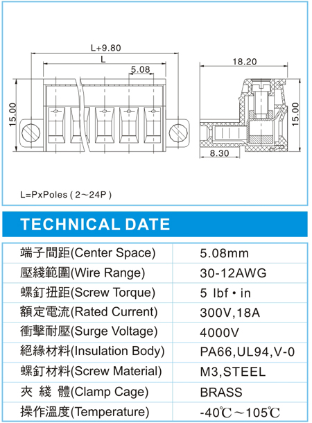 复合式接线端子