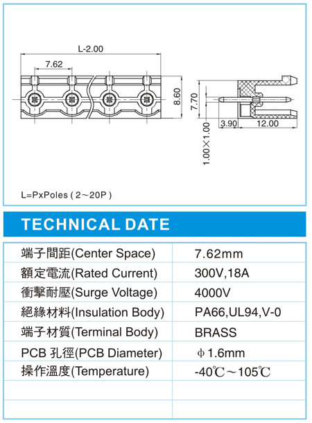 复合式接线端子