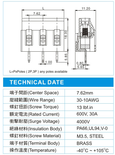 EMC 5-XX-7.62-01(600V